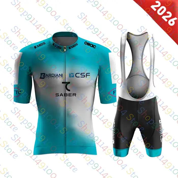 Ensemble de maillot de cyclisme Bardiani CSF Team 2026 pour hommes