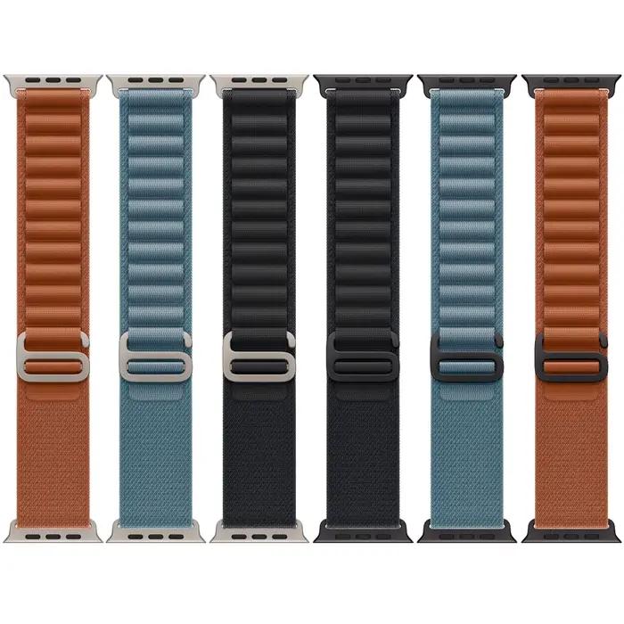 Bracelet Alpine officiel pour Apple Watch ultra 3 2 bandes 49mm 44mm 45mm 46mm 42mm 41mm 40mm correa iWatch série 11 10 9 8 7 6 SE 3