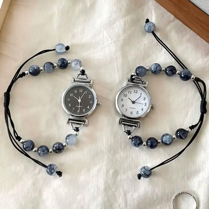 Mode Bracelet perlé montre