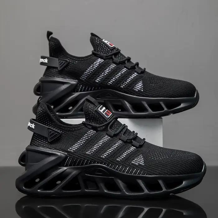 Chaussures de course pour hommes avec semelle à lame