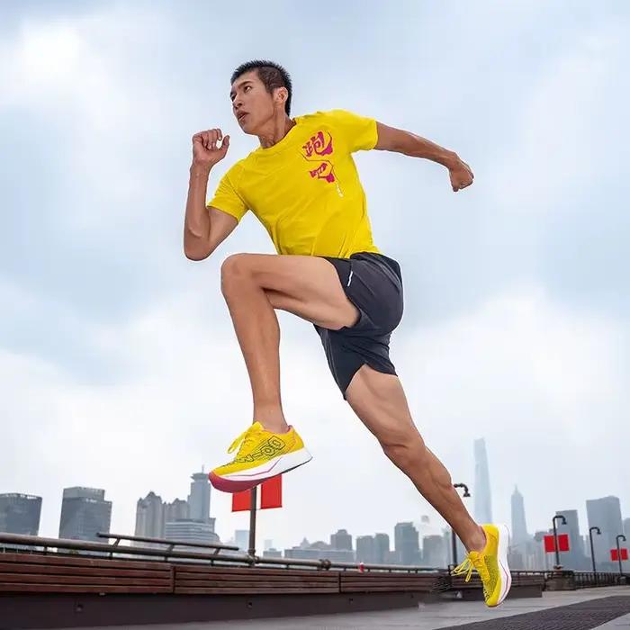 Nouvelles chaussures de course à semelle en carbone unisexe