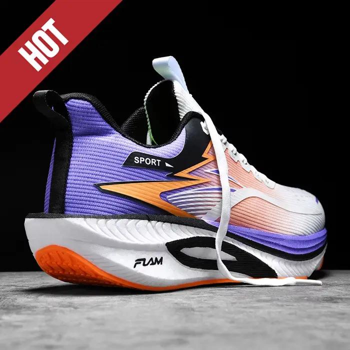 Hommes chaussures de course de sport Marathon coussin d'air respirant léger confortable femmes en plein Air athlétique baskets Jogging Tenis