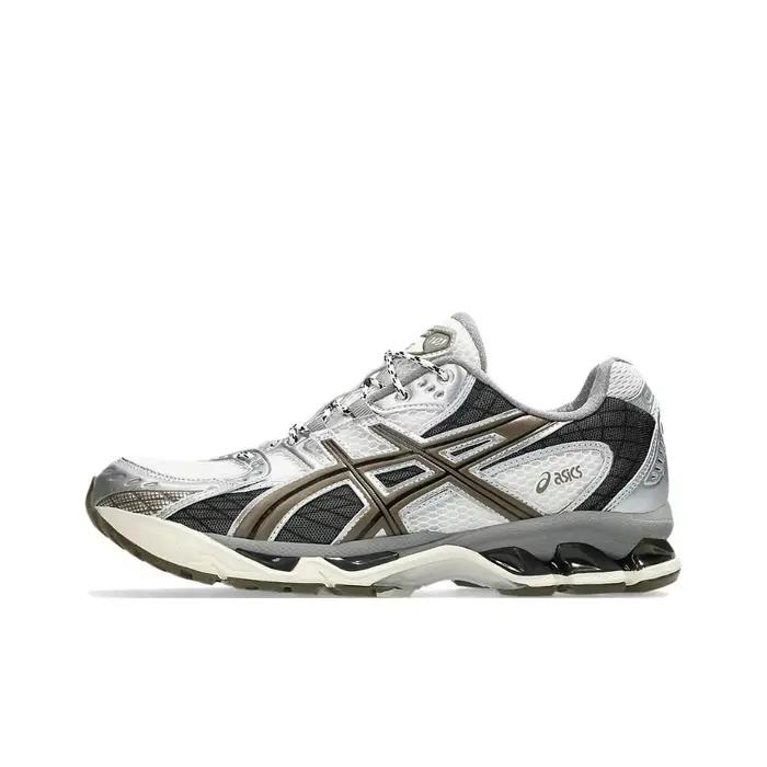 Chaussures de course ASICS GEL-Nimbus 10.1 en polyester argent pour homme et femme, confort, stabilité et style pour vos sorties sportives