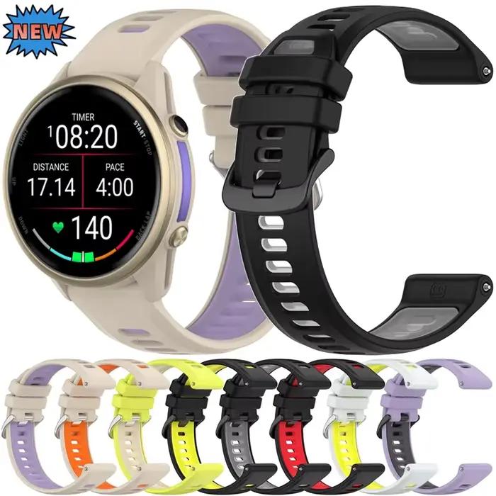 Bracelet en Silicone officiel pour Garmin Forerunner 970 965 955 945 935 745
