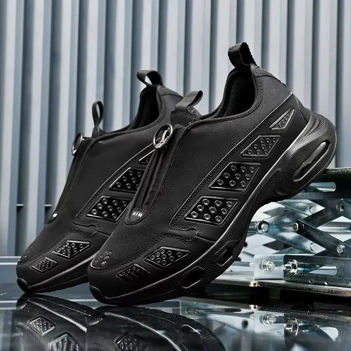 Chaussures de course pour hommes mode confortable sportif respirant haute qualité rebond épais semelle souple loisirs maille hommes chaussures de sport pour demi-marathon occasions spéciales