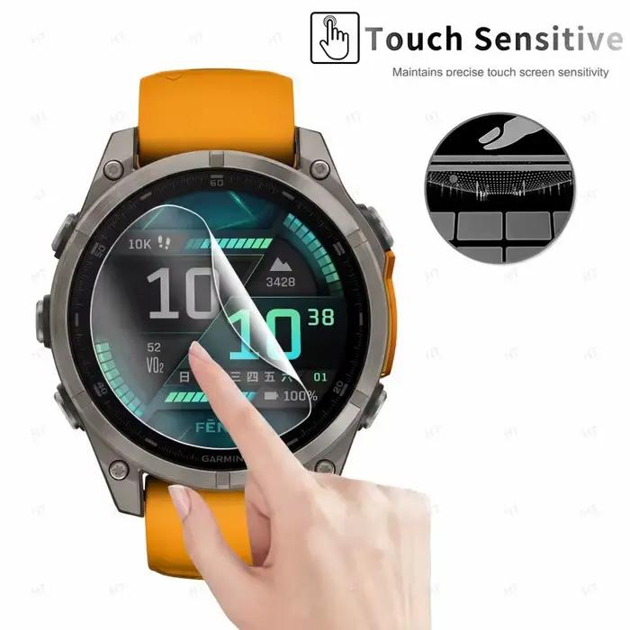 Protecteur d'écran pour Garmin Fenix 8 7X 7 7S 6X 6 6S Pro 5X 5 5S Plus