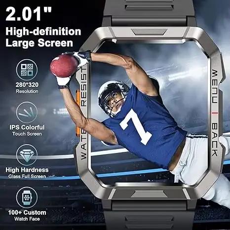 Montre connectée étanche Blackview W60 pour l'extérieur