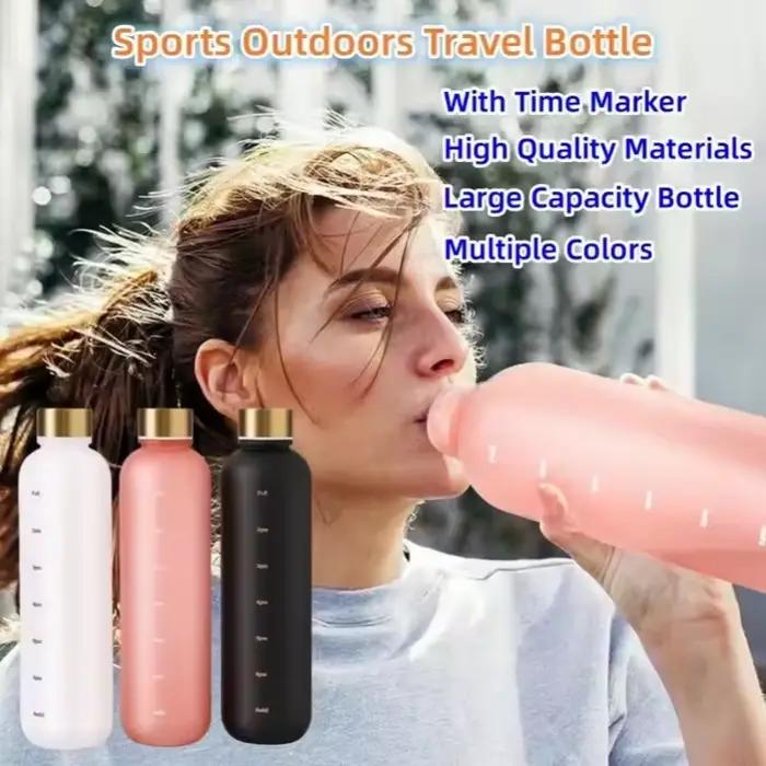 Bouteille de 1000ML avec marqueur de temps