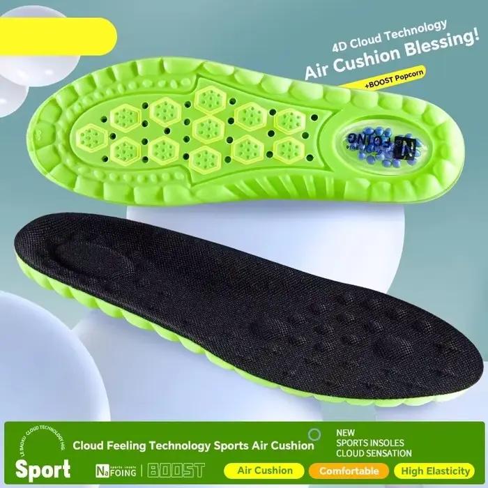 1 paire de semelles intérieures de Sport nuage 4D pour chaussures