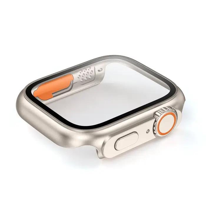 Verre + boîtier pour Apple Watch 46mm 44mm 45mm 41mm 40mm 42mm
