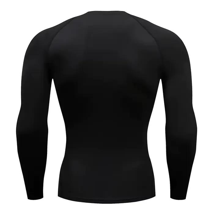T-shirt de fitness à manches longues pour hommes