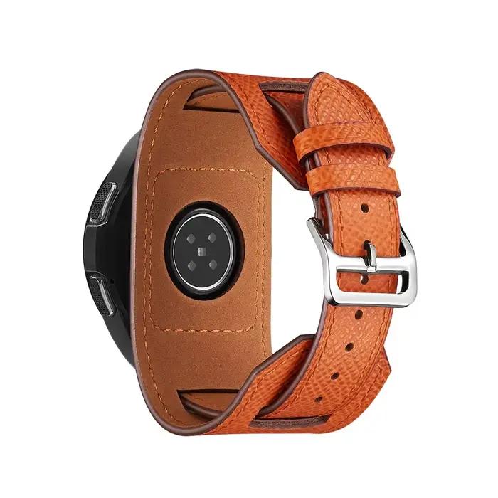 22/20mm Bracelet en cuir Premium Garmin Forerunner 265 165 55 965 970 570