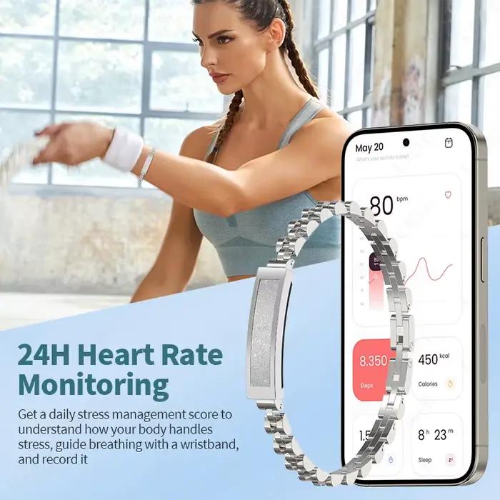 Nouvelle Montre Connectée 2026 Podomètre Bracelet Intelligent Santé Femme Homme Sport Fitness Étanche Suivi Fréquence Cardiaque Sommeil