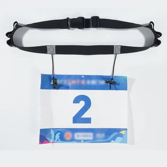 Ceinture de numéro de course en Polyester Durable
