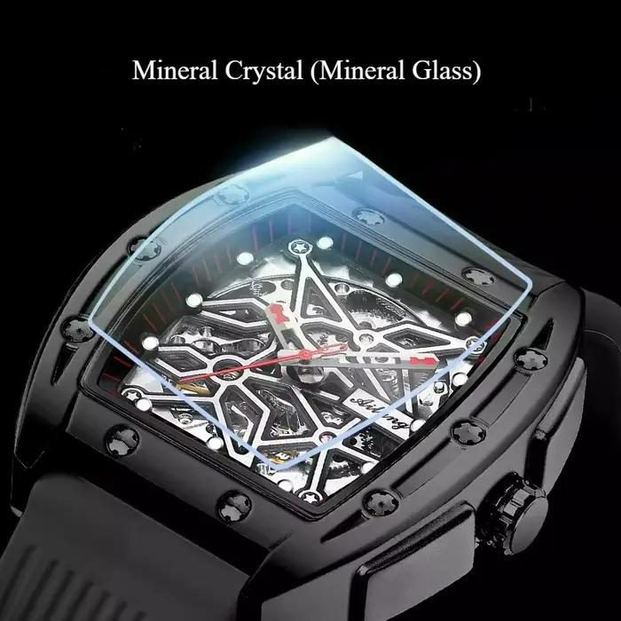 Montre mécanique automatique pour homme AILANG - Cadran squelette tonneau