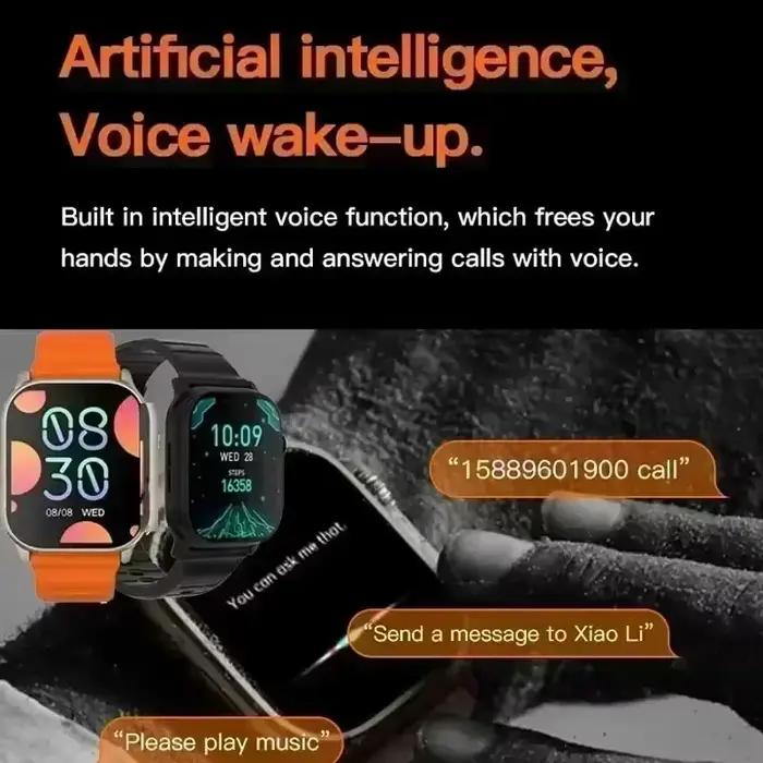 Montre connectée 7 en 1 pour hommes et femmes