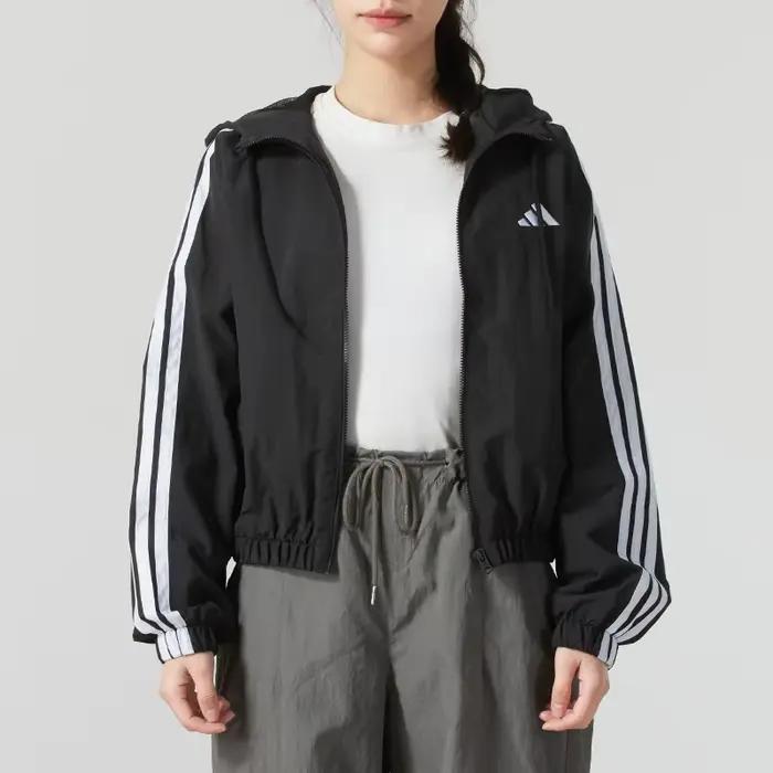 Adidas – veste coupe-vent tissée à capuche pour femmes