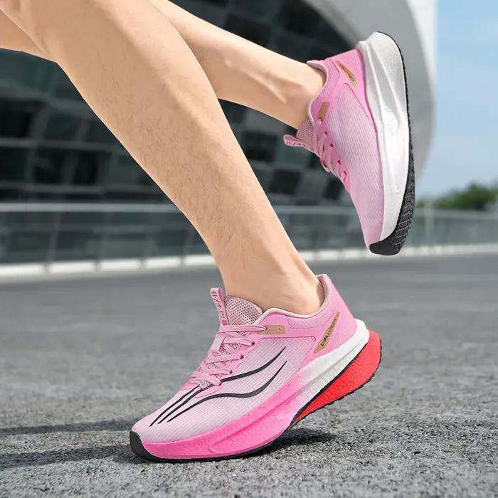 Chaussures de course pour hommes avec plaque en carbone