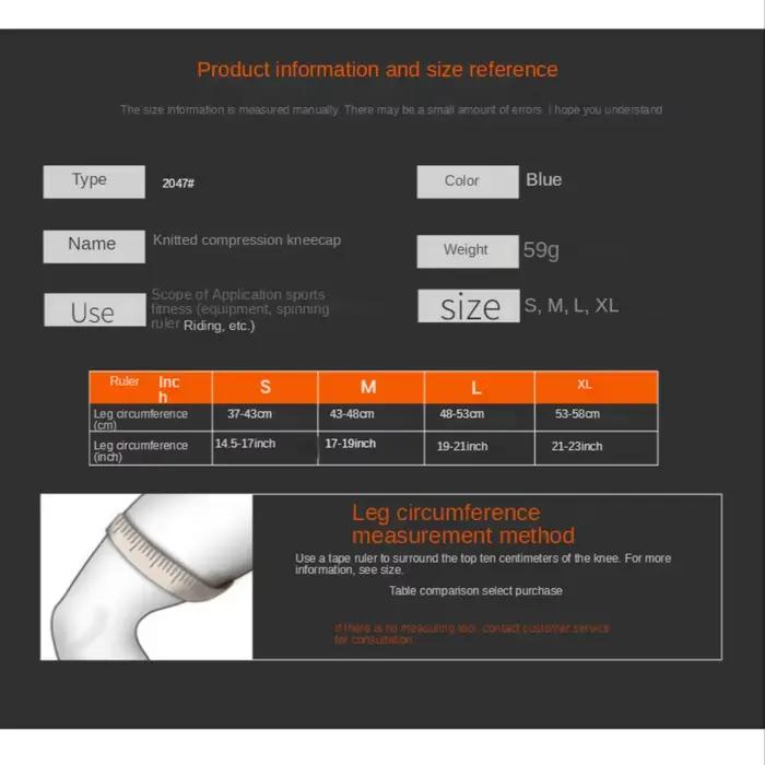 Genouillère de compression pour adultes