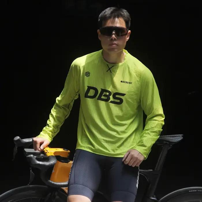 Chemises de cyclisme BCBE-ING DBS à manches longues