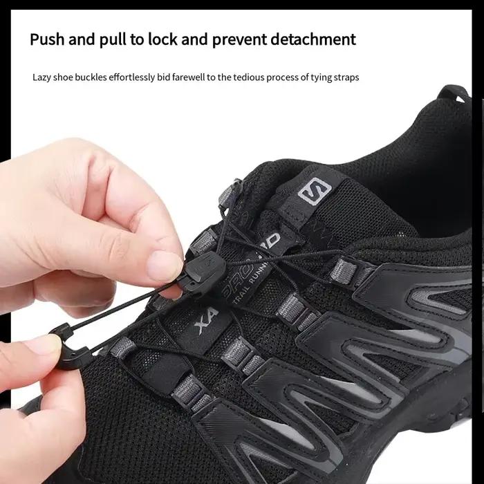 Lacets de chaussures sans cravate à la mode, baskets de course en plein air, lacets ronds pour chaussures de Tennis sans attaches, accessoires de chaussures pour adultes et enfants