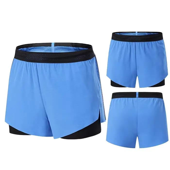 Short de course Marathon léger pour hommes, respirant et absorbant l'humidité, parfait pour les courses et entraînements physiques