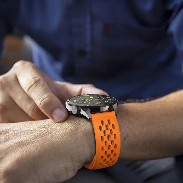 18 20mm 22mm Sport Silicone Strap For Garmin Forerunner 970 570 965 745 245 265 255 55 158 Vivoactive 6 5 4 3 Venu 3 2 2S 3S SQ2