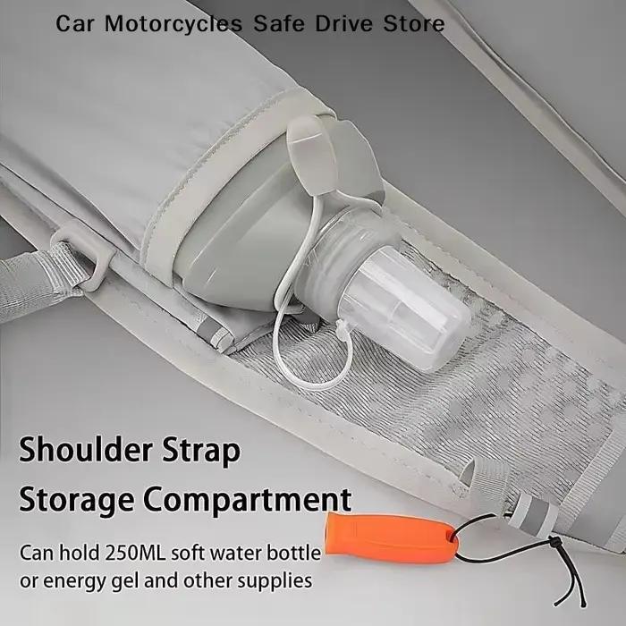 Nouveau Gilet de Course Léger Réfléchissant pour Hommes et Femmes avec Rangement pour Bouteille d'Eau et Support Téléphone
