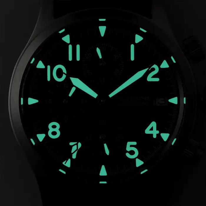 Militado ML1868KF montre à Quartz à 3 cadrans VK67 chronographe mouvement verre saphir lumineux 100m étanche 39mm montres militaires