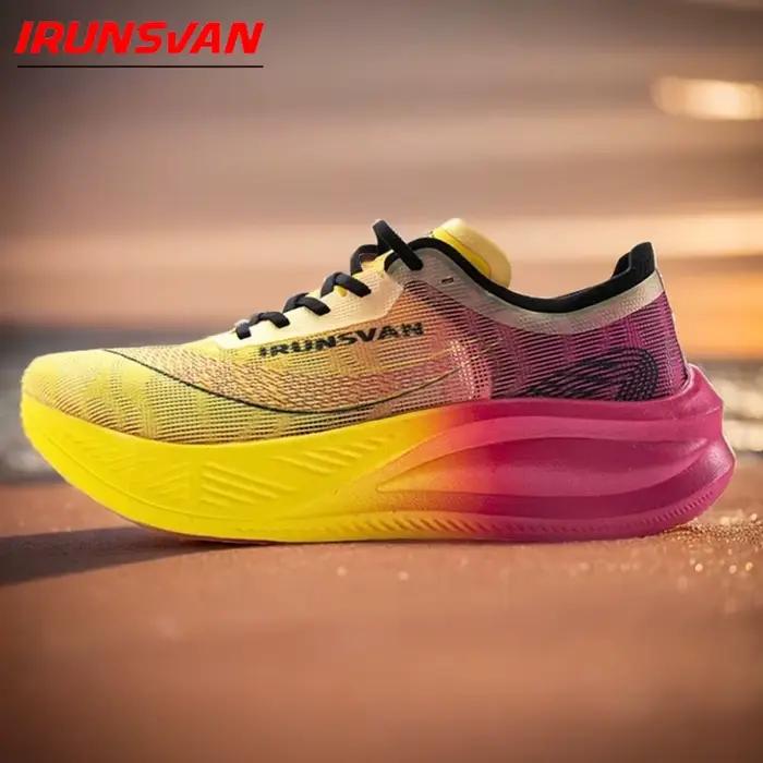 IRUNSVAN Rehuo 1.0 pleine longueur plaque de carbone chaussures de course Marathon Ultra léger hommes 24028