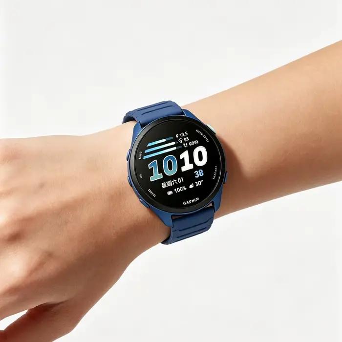 Bracelet magnétique en silicone 20 mm 22 mm pour Garmin Forerunner 170 70 165 970 965 255