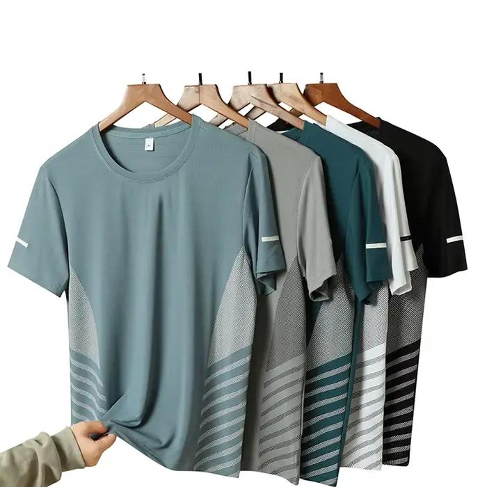 T-shirt de course à manches courtes pour hommes