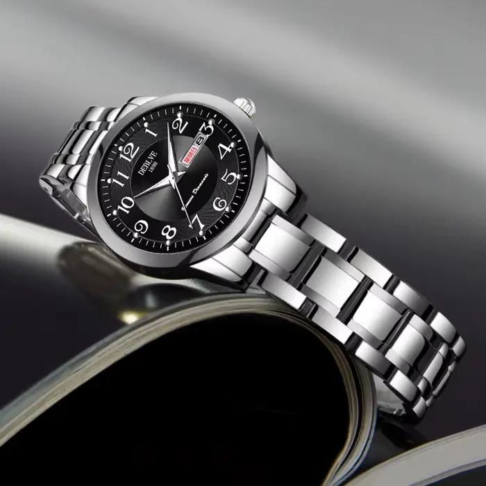 Montre numérique de luxe légère pour femmes - Calendrier lumineux