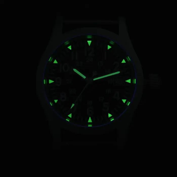 Militado ML05 38mm montre de terrain militaire Ronda 515 mouvement à Quartz dôme saphir cristal étanche 100M montres Super lumineuses