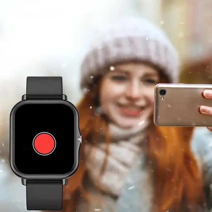 Montre connectée en alliage pour hommes et femmes