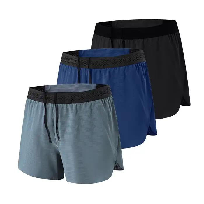 Short de course marathon 2 en 1 pour homme