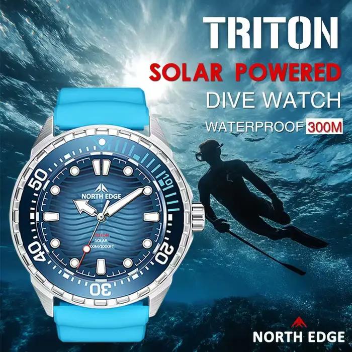 Montre de plongée en acier inoxydable