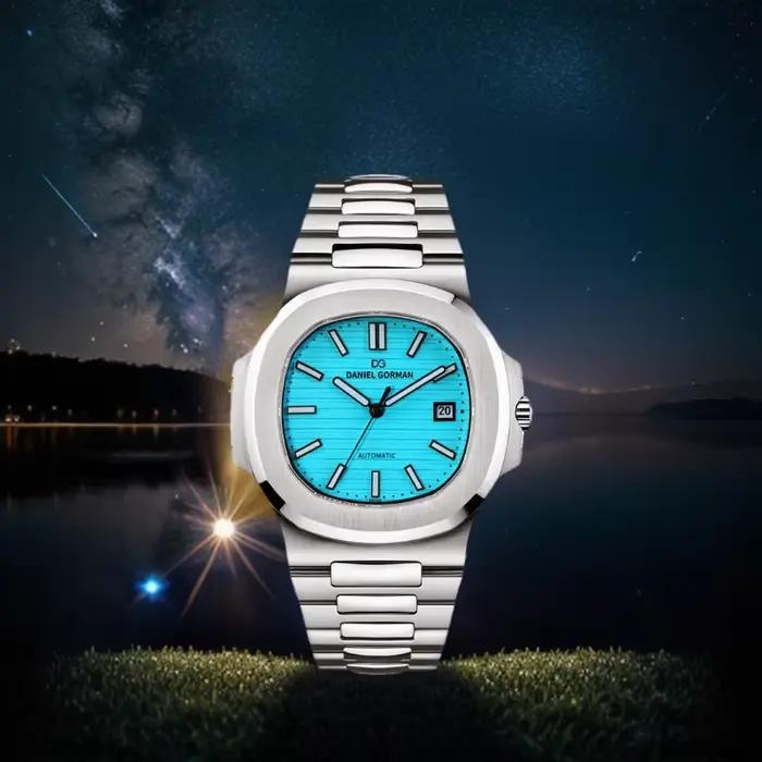 Tiffany – montre automatique bleue