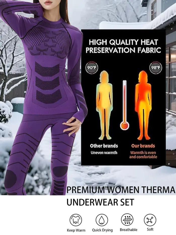 Sous-vêtements thermiques pour femmes