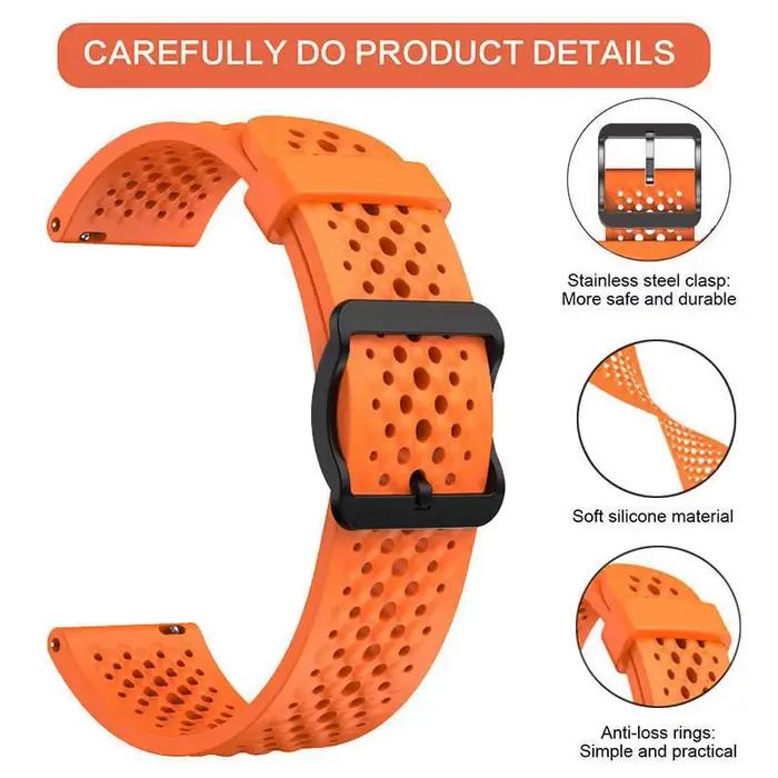 Bracelet de rechange sport pour COROS PACE 3 2, bracelet de montre pour COROS APEX 2 Pro, bracelet en silicone, bracelet Correa, 46mm, 42mm, 20mm, 22mm