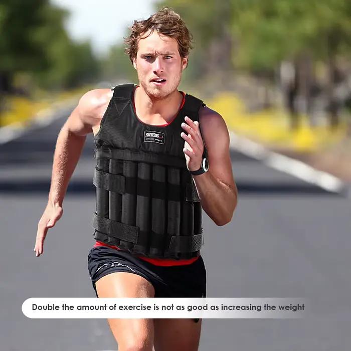 Gilet d'entraînement de poids réglable