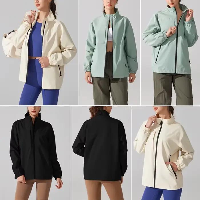 Veste de pluie légère et imperméable pour femme