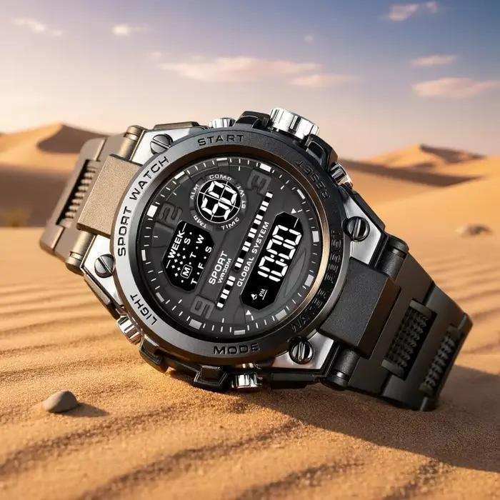 Montre de sport étanche pour hommes et étudiants