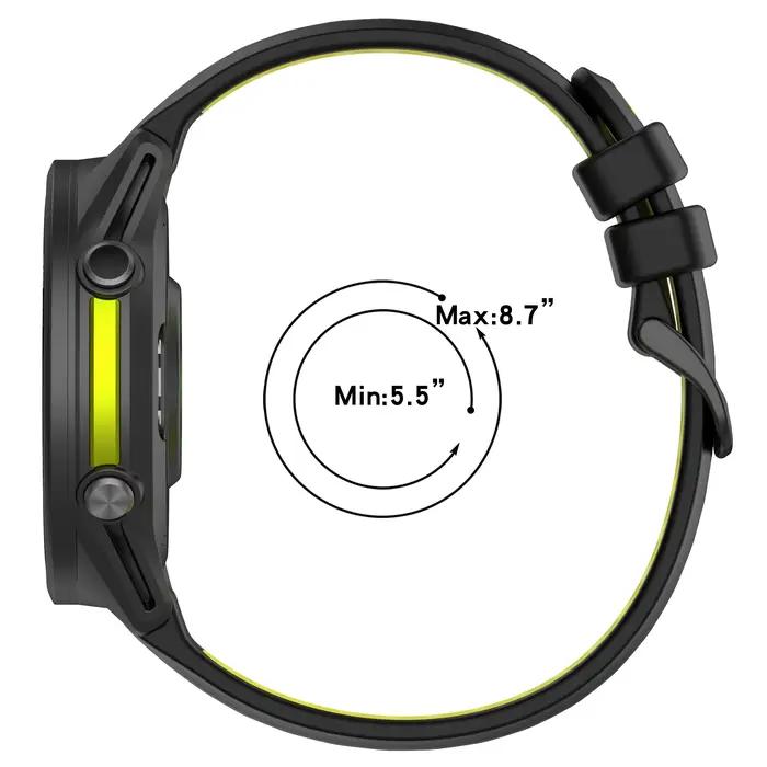 Bracelet en Silicone officiel pour Garmin Forerunner 970 955 945 935 745