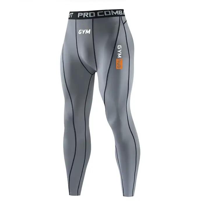 Pantalons de compression pour hommes, collants, leggings pour la course à pied, l'entraînement, le sport, le fitness, séchage rapide, pantalons d'entraînement