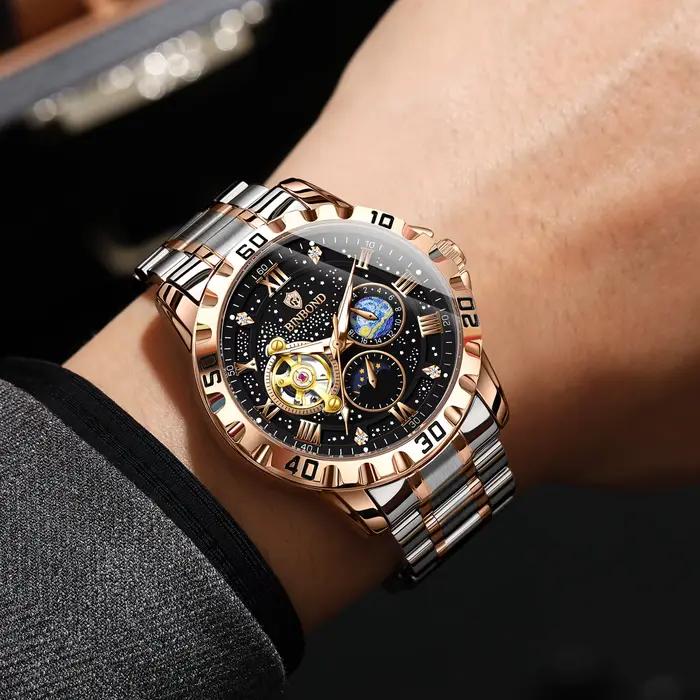 Montres mécaniques BINBOND pour hommes