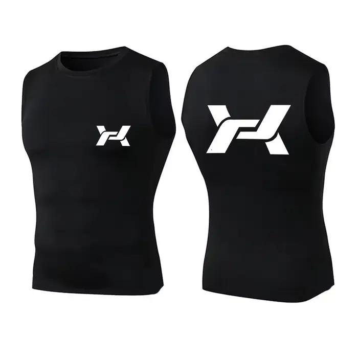 Débardeur Athlétique Homme Coupe Ajustée Respirant Anti-Transpiration Sans Manches pour Entraînement Sportif Course Gym
