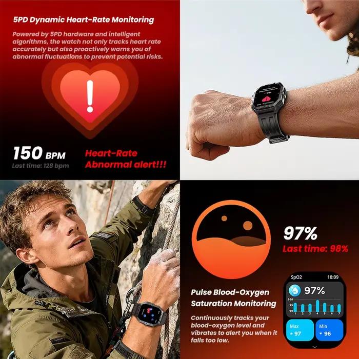 Montre connectée pour hommes et femmes