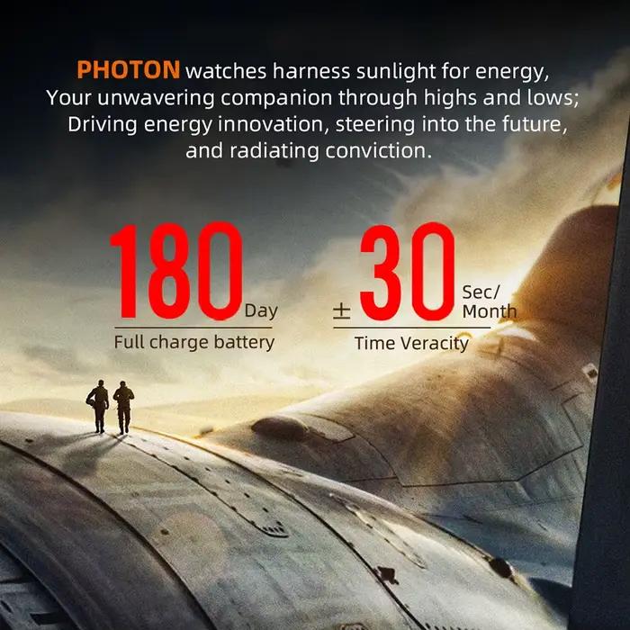 Montre solaire d'extérieur pour hommes