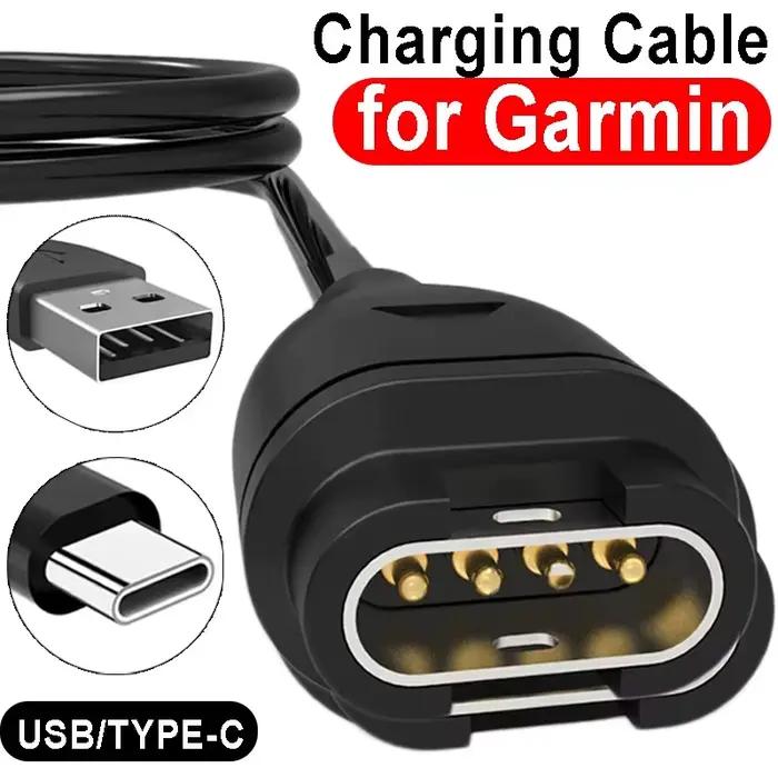 Câbles de charge USB Type C pour montres connectées Garmin Fenix 8